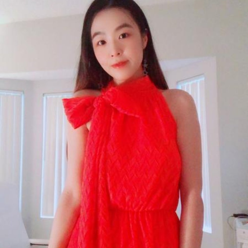 ANTHROPOLOGIE SACHIN & BABI CECELIA TIE-Neck DRESS - Picture 8 of 9